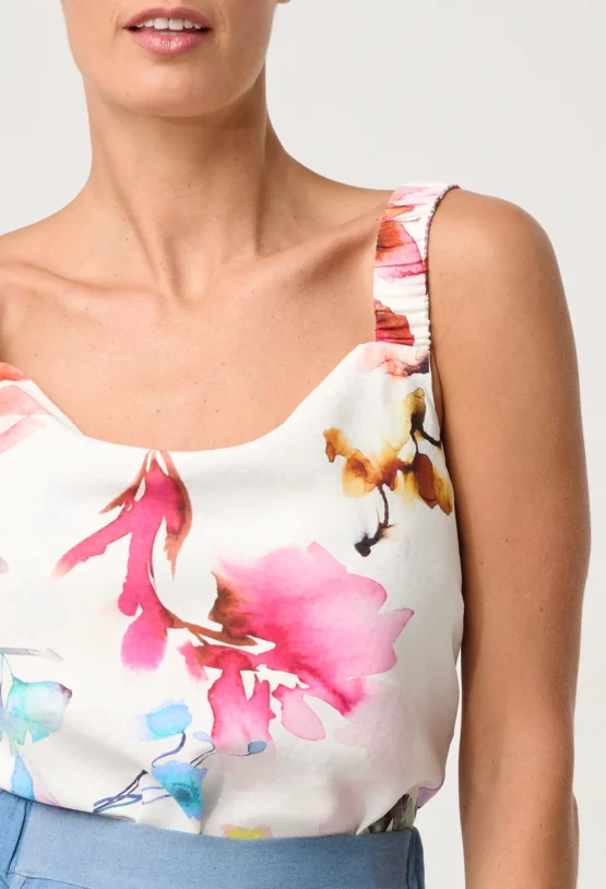 once was - delray reversible cami | plume blossom - Image 7