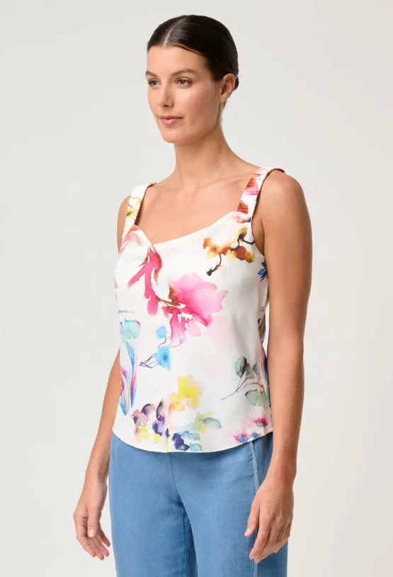 once was - delray reversible cami | plume blossom - Image 5