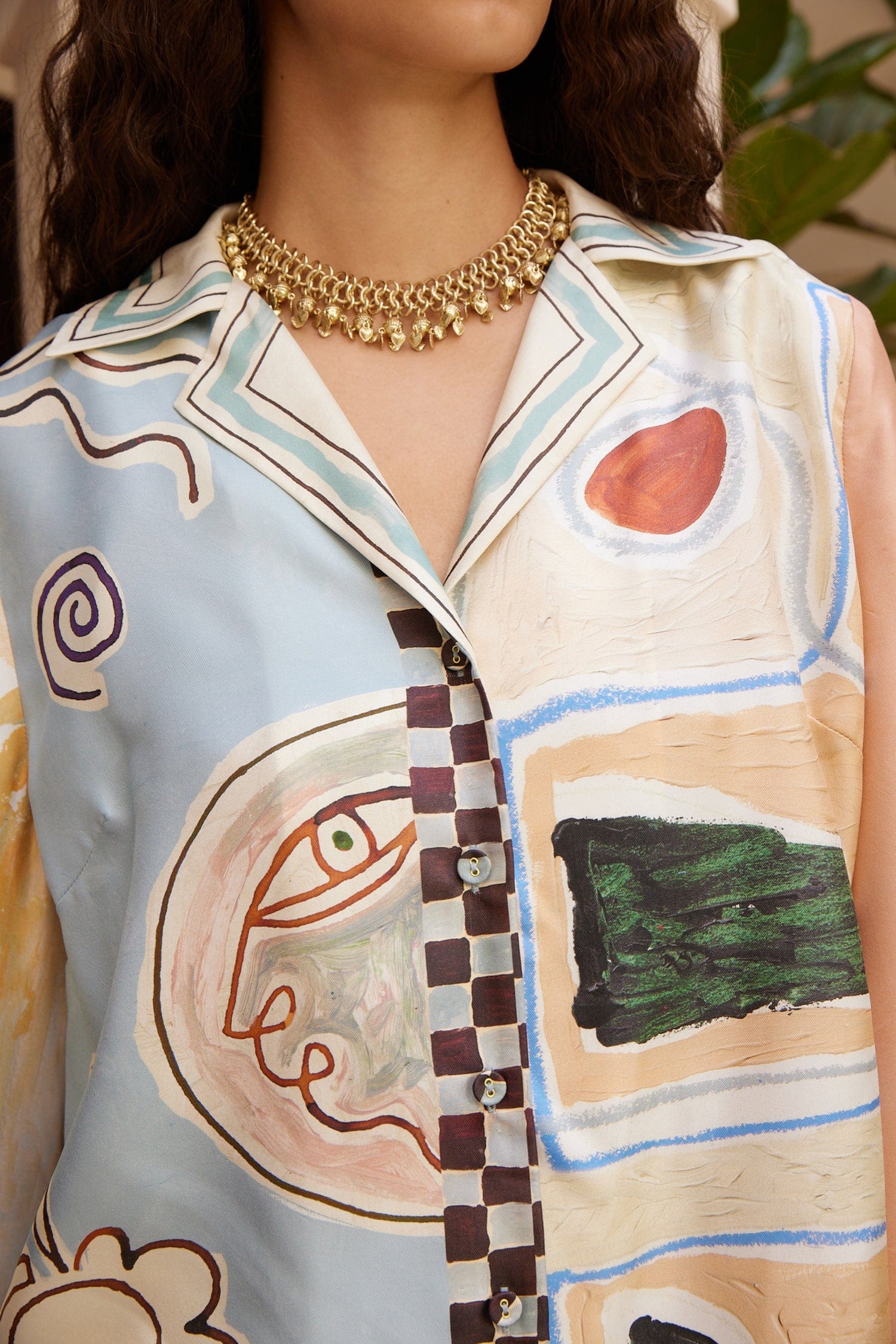 Alémais - Michelle silk shirt | multi - Image 4