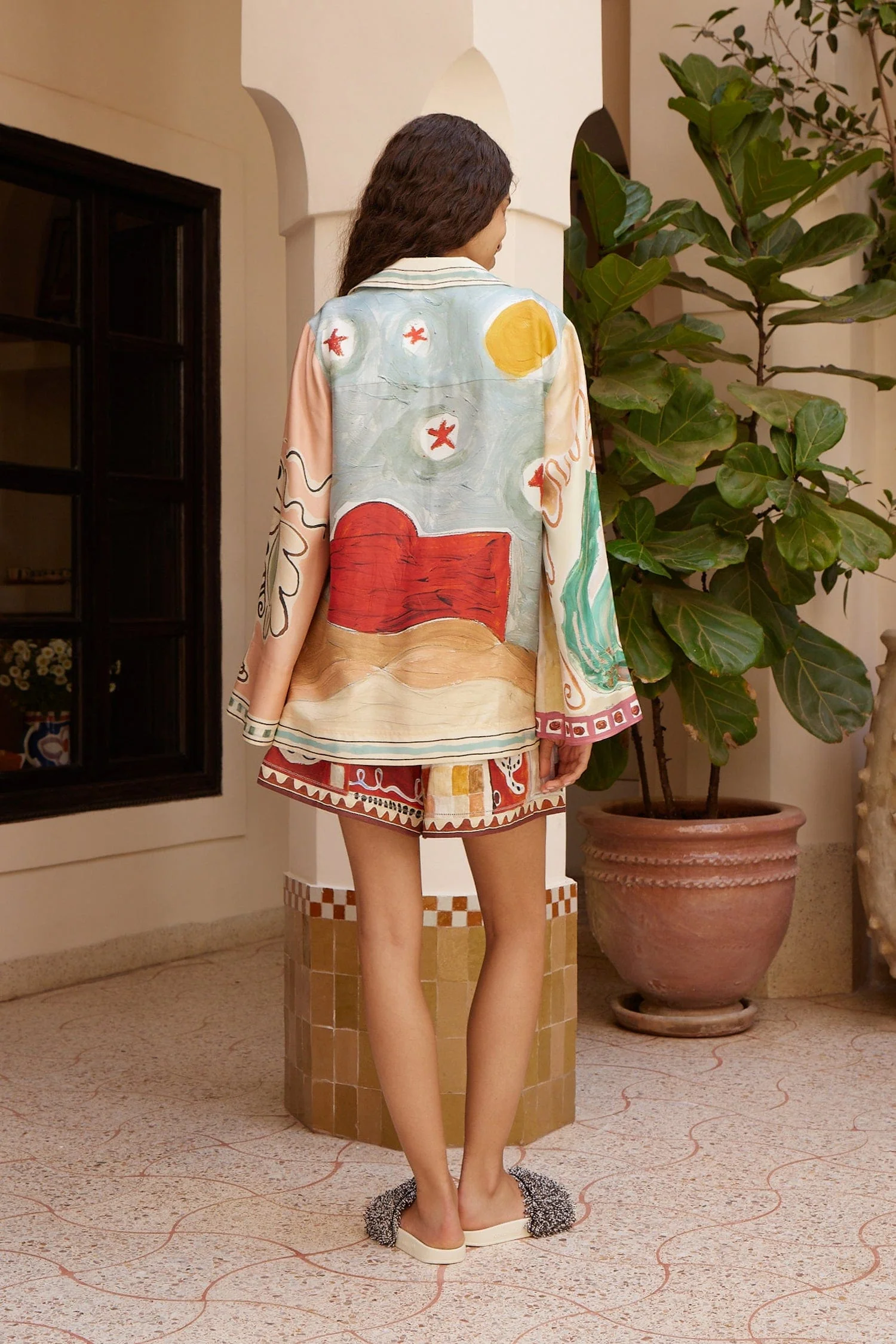 Alémais - Michelle silk shirt | multi - Image 3