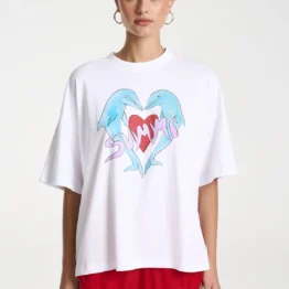 Summi summi - i heart dolphins tee