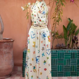 Alémais - Sidi silk palazzo silk pant | mutli