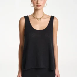 Summi summi - knit tank | Black
