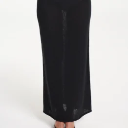 Summi summi - knit maxi skirt | black