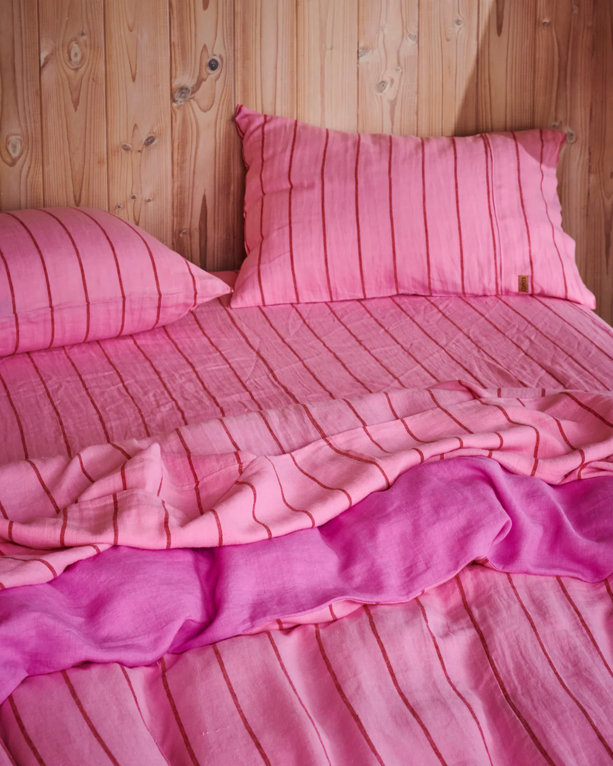 kip & co - Iced Vovo Stripe Linen Quilt Cover - Image 3