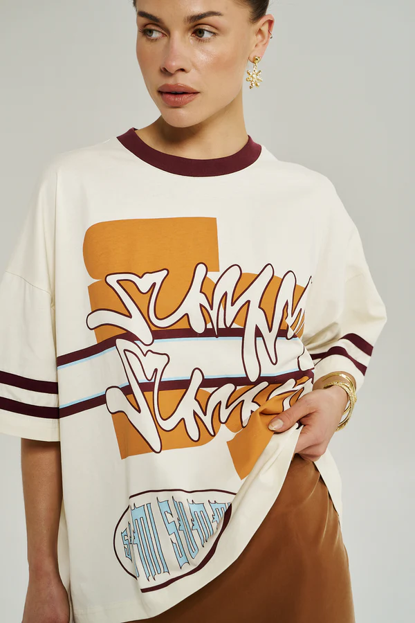Summi summi - bordeaux 55 tee | vintage white - Image 4