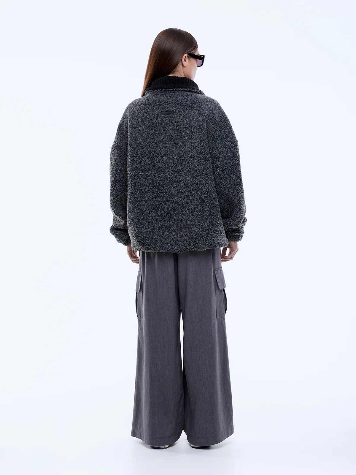 ena pelly - winnie qtr zip | black - Image 4