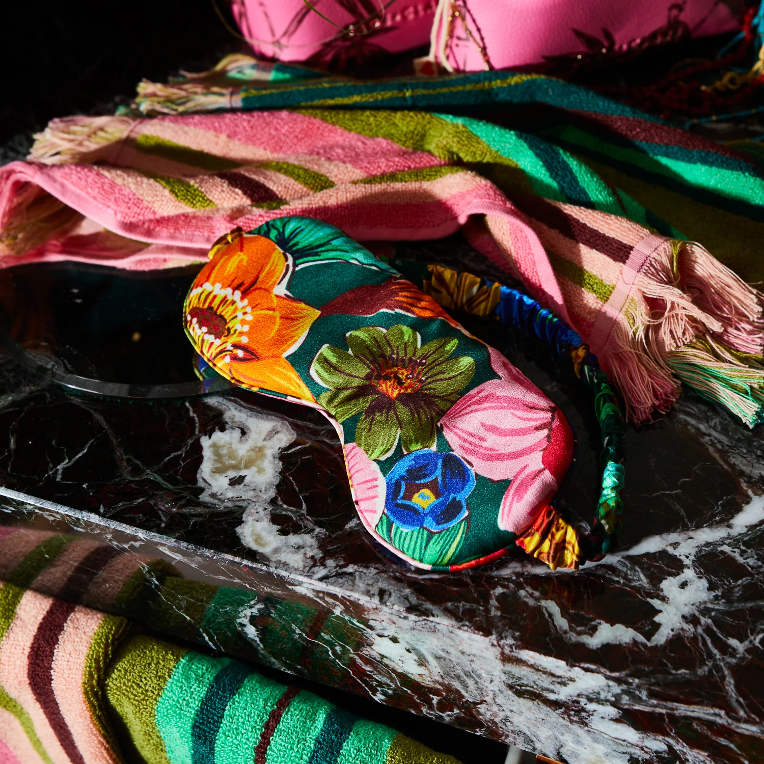 Sage x clare - ines silk eye mask | Verdant - Image 3