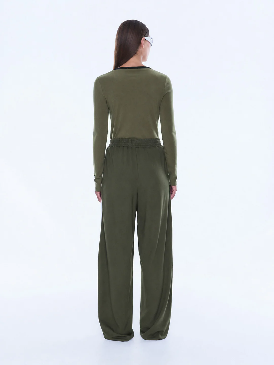 ena pelly - valentina stripe pant | olive - Image 3
