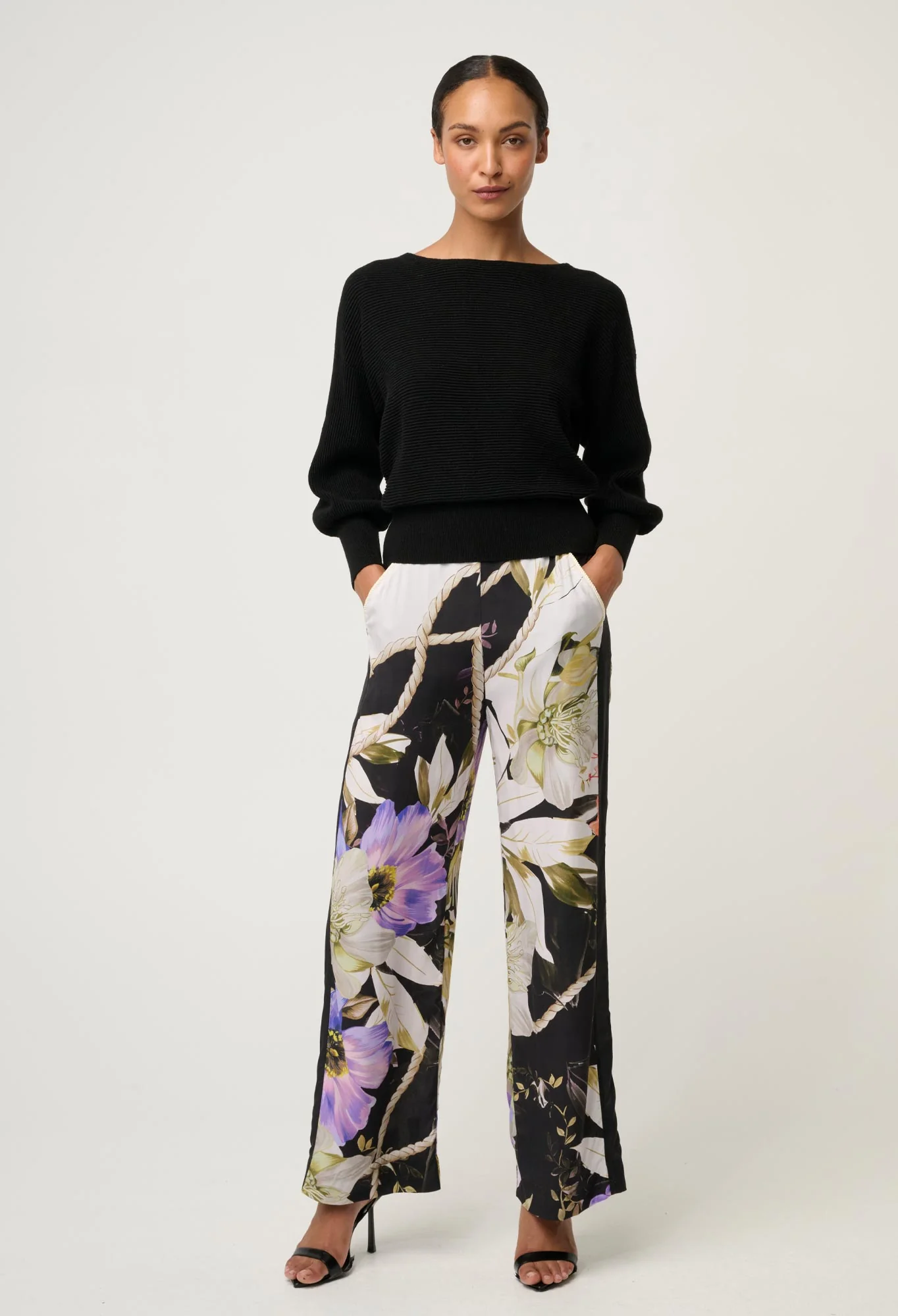 Once was - clarissa knit top | black - Image 4