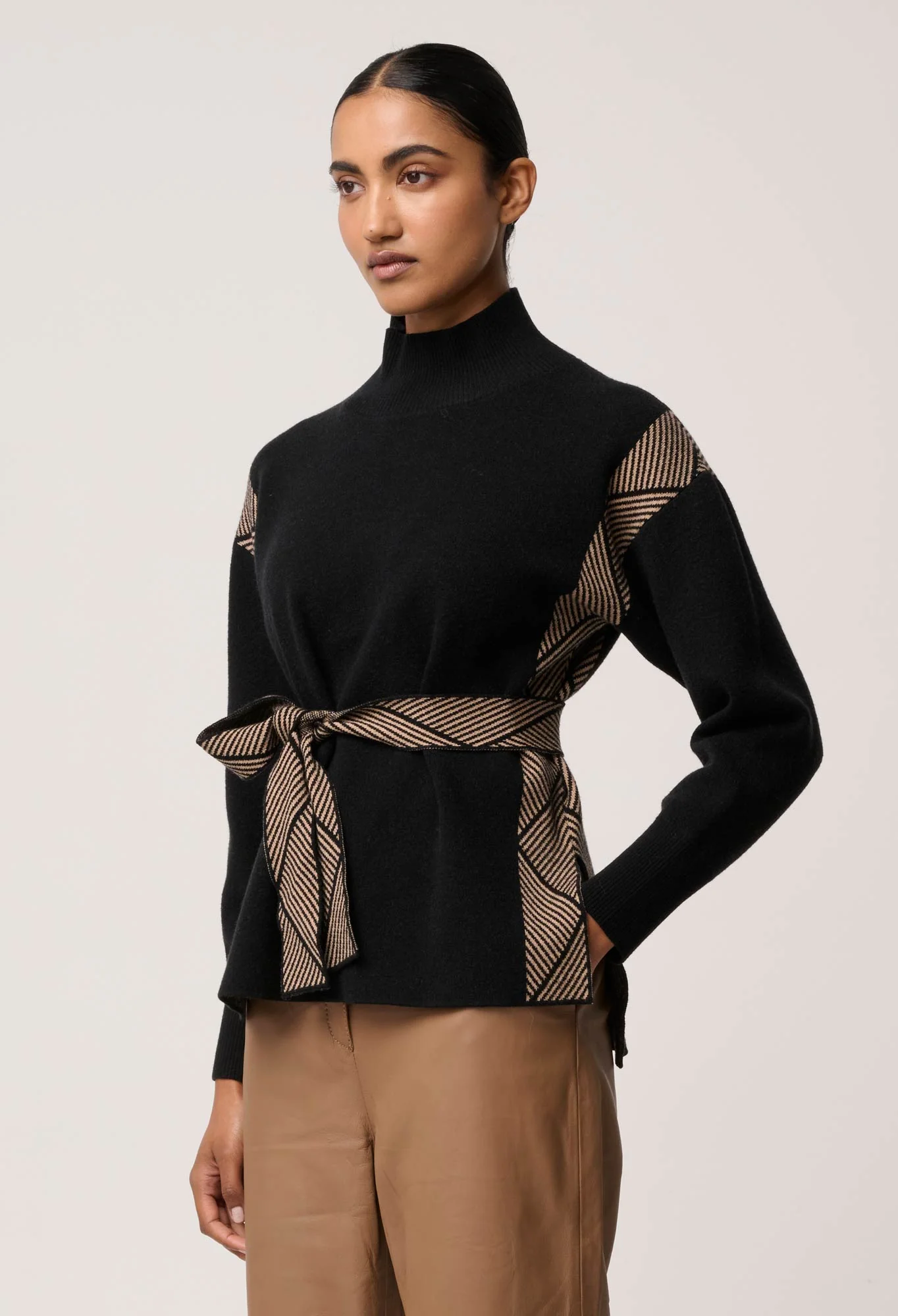 Once was - nomadic sweater | black chevron - Image 5