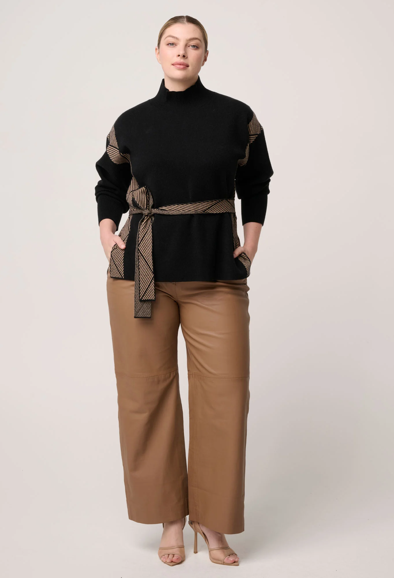 Once was - nomadic sweater | black chevron - Image 4