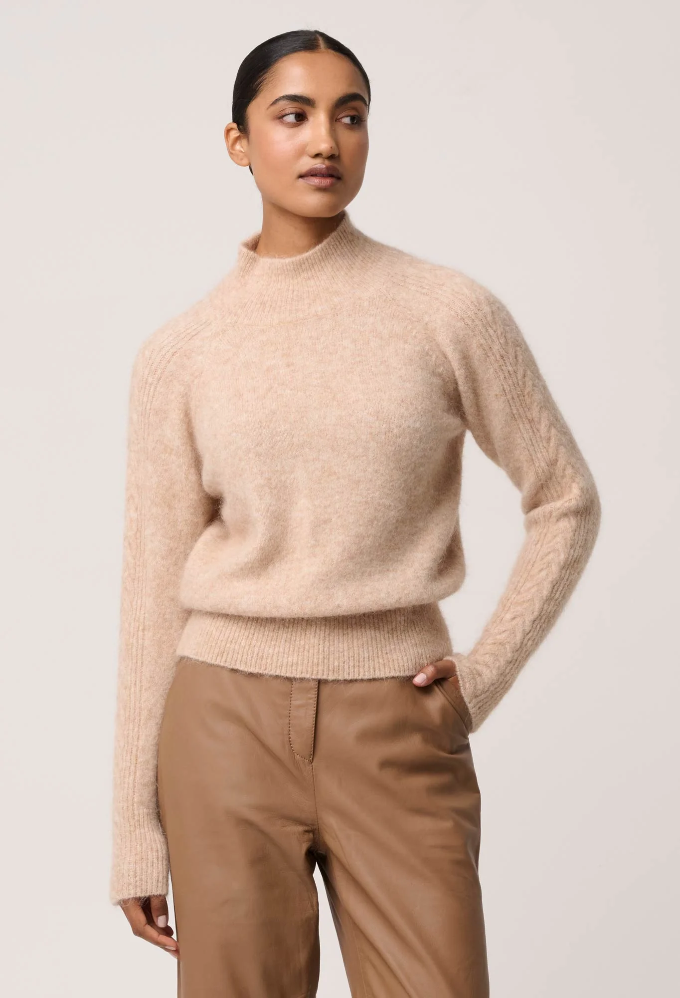 Once was - Savanna sweater | almond - Image 4