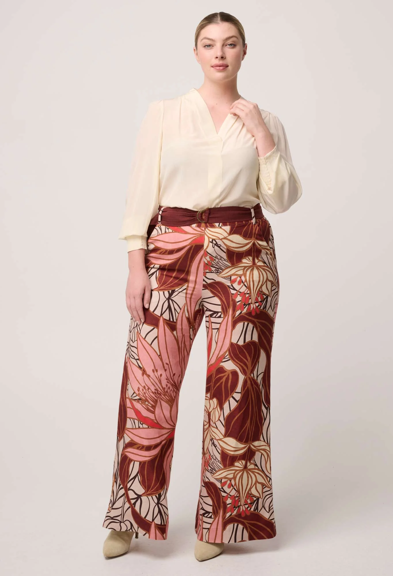 Once was - eden silk shirt | cloud - Image 4