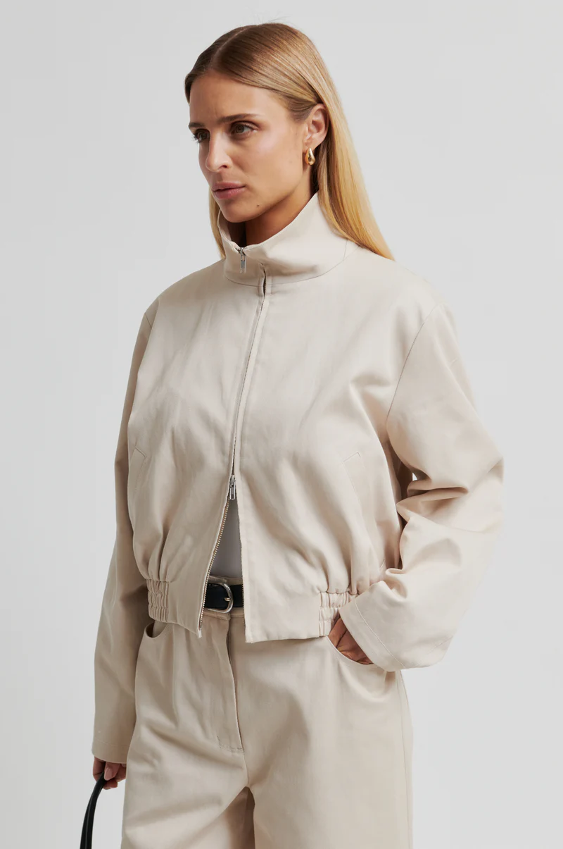 Second Female - Willie Cotton Jacket | soft beige - Image 3