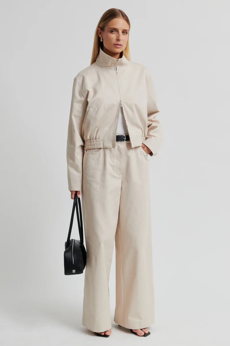 Second Female - Willie Cotton Jacket | soft beige - Image 4