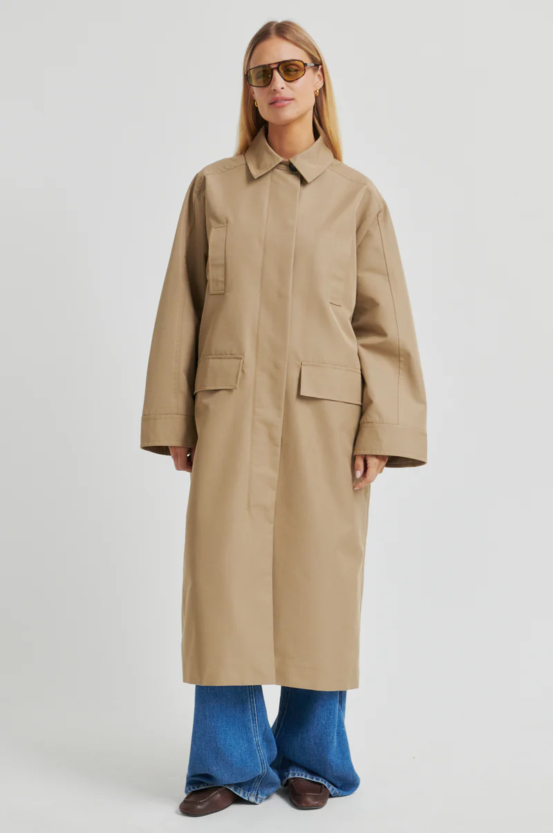 Second Female - Effye oversized coat | petrified oak - Image 3
