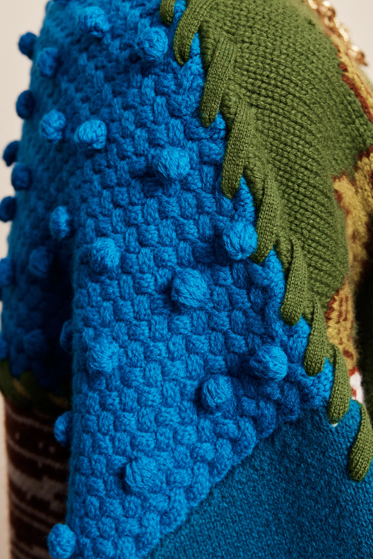 Alemais - lasso patchwork knit cardigan - Image 4