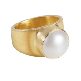 Fairley - Pearl dome ring