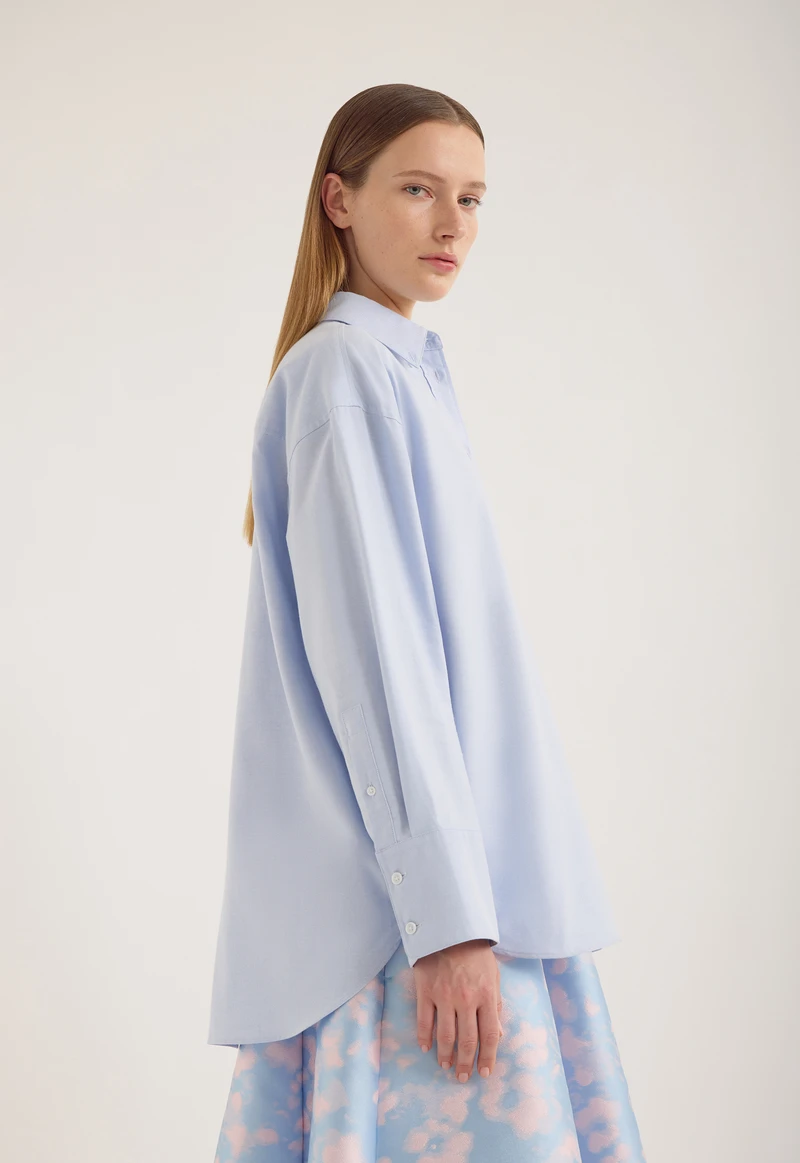 Jac + jack - thatch shirt | blue chambray - Image 3