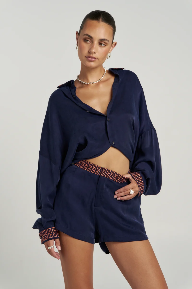 Summi summi - sig LS shirt | navy - Image 3