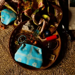 sage x clare - Bonny Large Purse - Turquoise