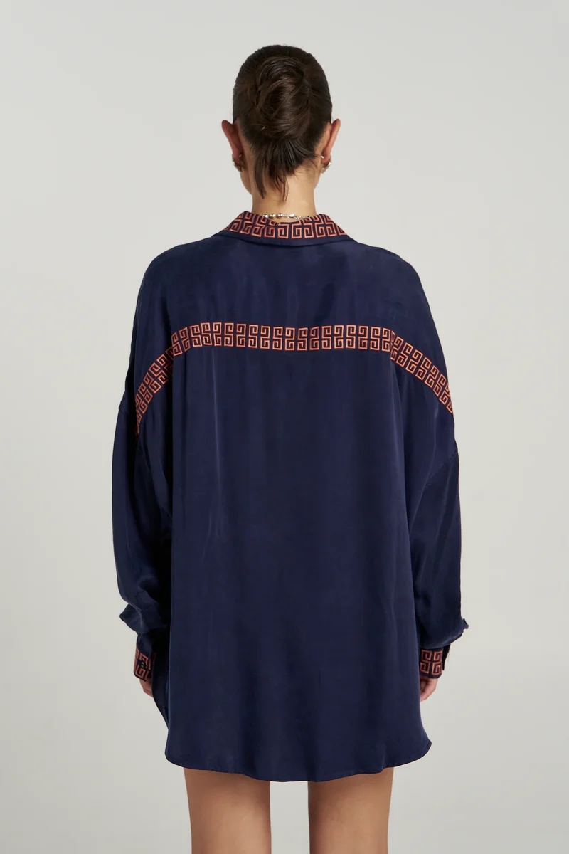 Summi summi - sig LS shirt | navy - Image 5