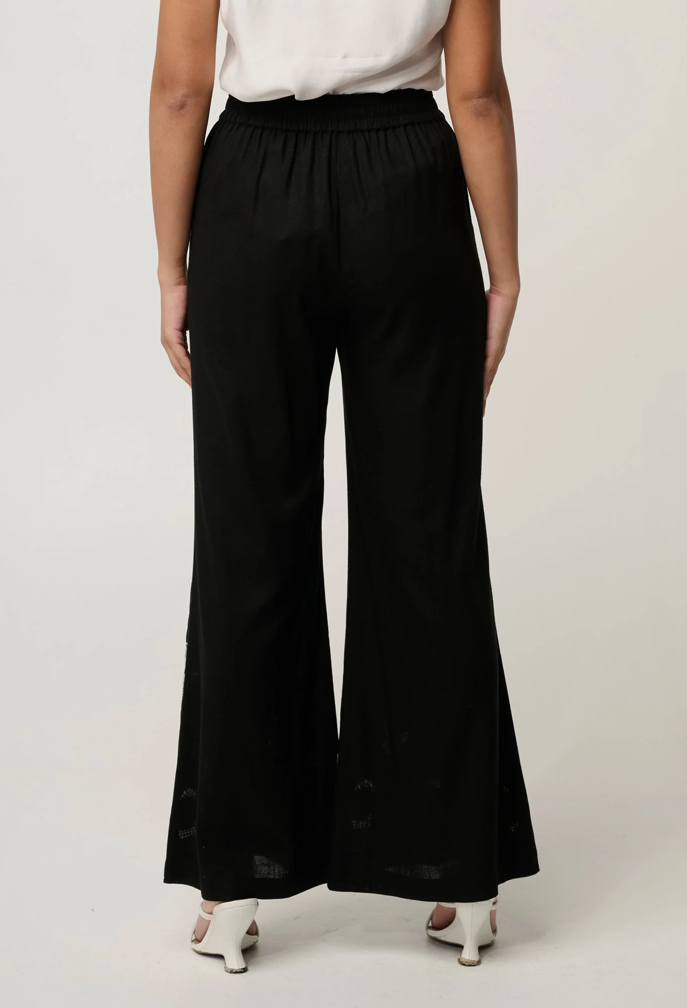 Once was - willow linen pant | black - Image 6