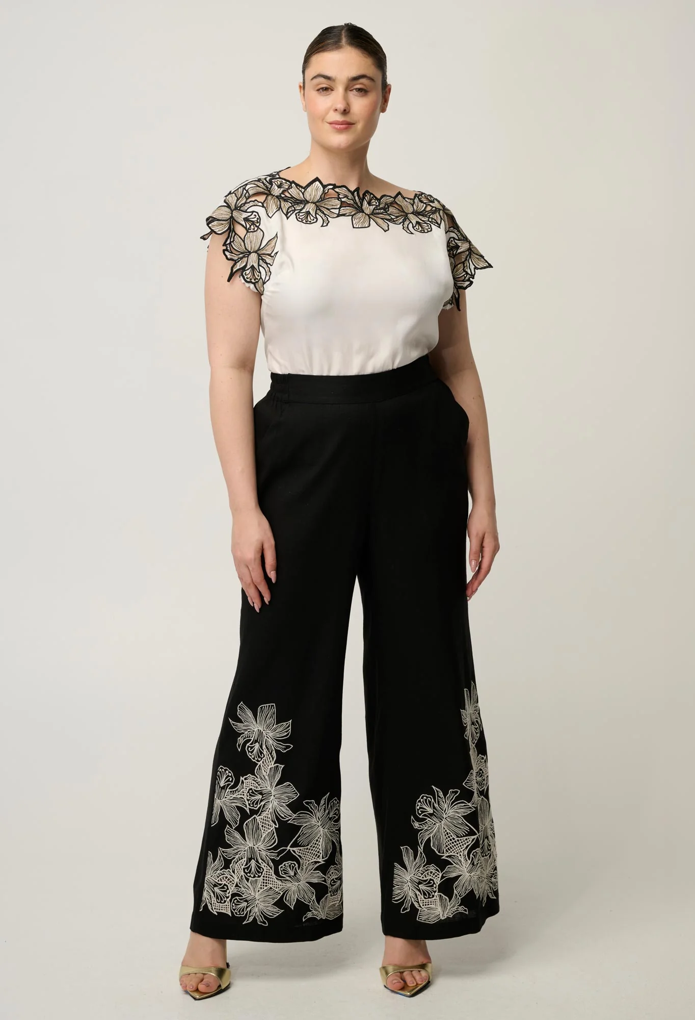 Once was - willow linen pant | black - Image 4