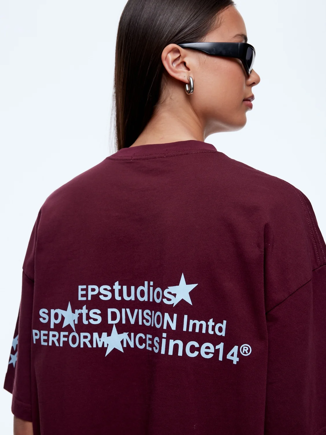 Ena pelly - maeve relaxed tee - pulse | plum - Image 3