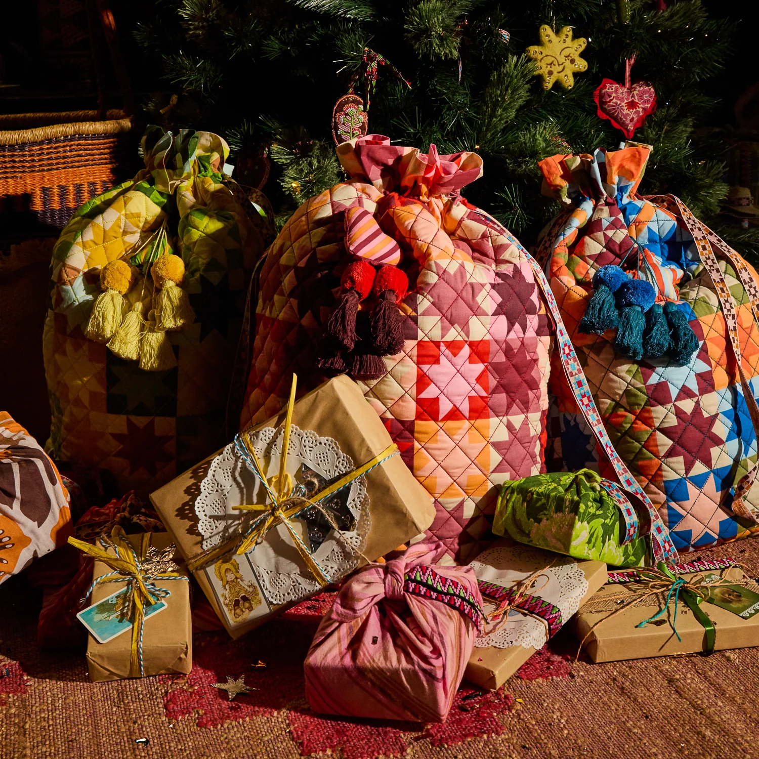 sage x clare - Matilda Santa Sack - Poppy - Image 2