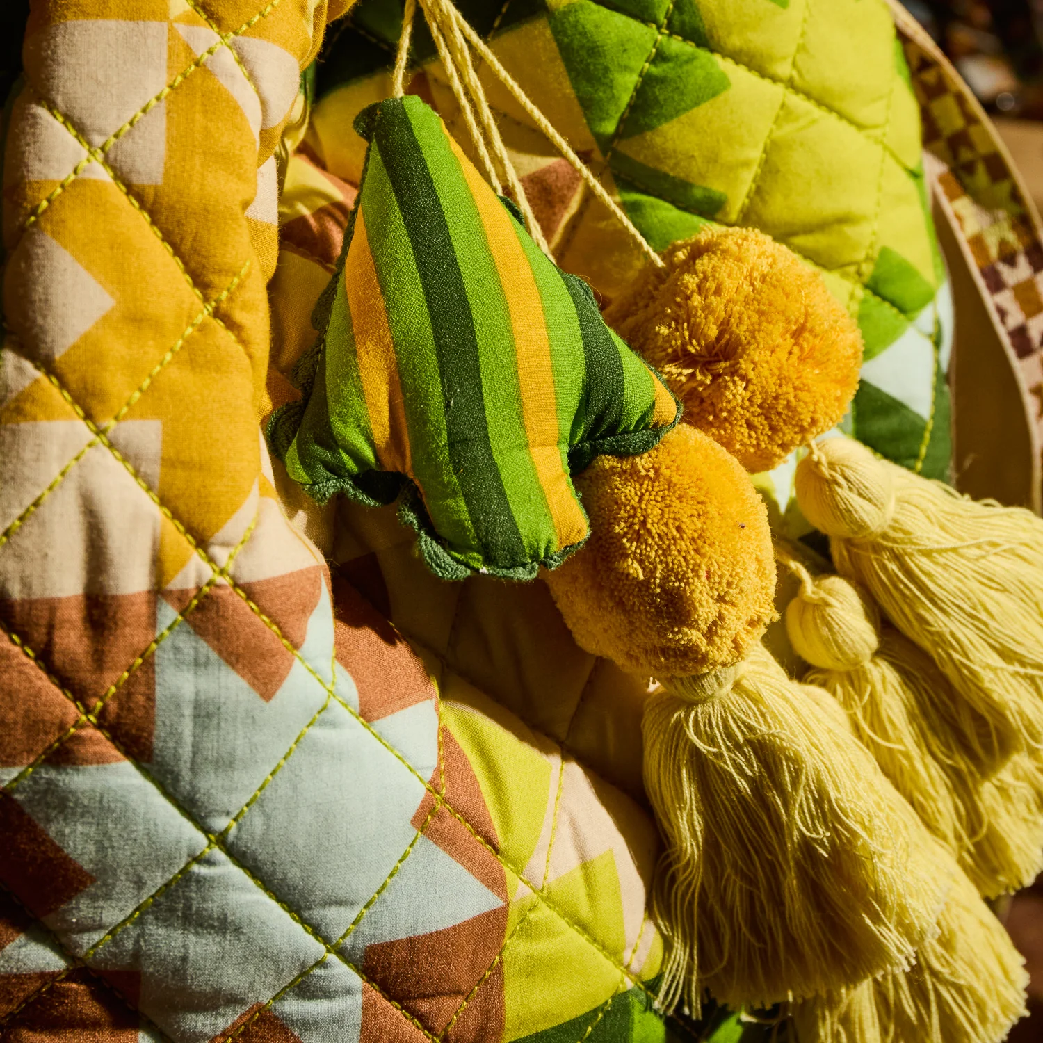 sage x clare - Matilda Santa Sack - Ochre - Image 3
